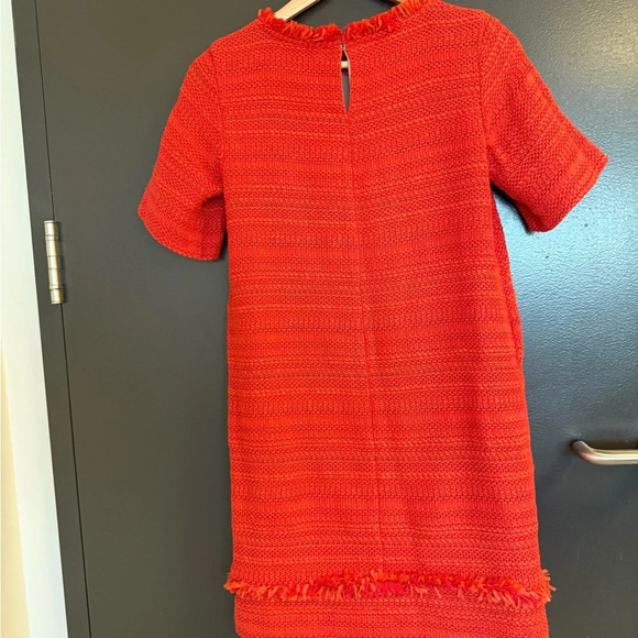 MARELLA size 2 GUC cotton blend tweed vibe mini Textured Dress - Picture 8 of 12